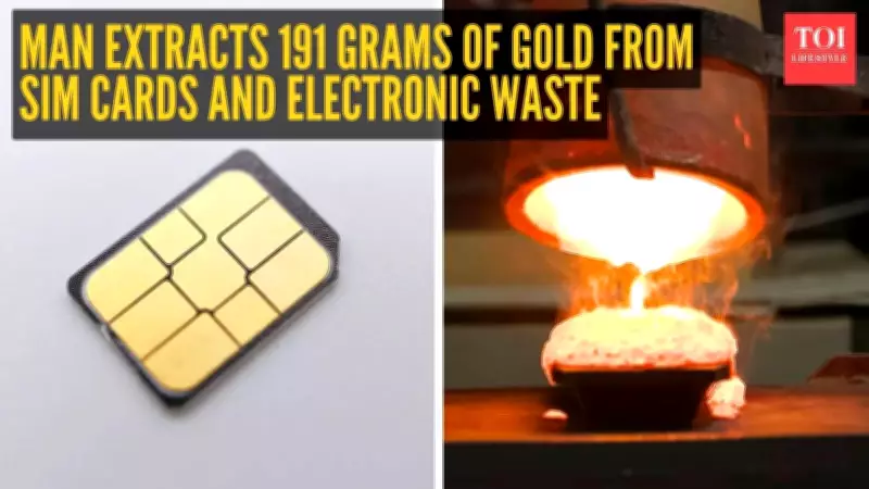 Chinese Man's Viral Gold Extraction from SIM Cards Sparks Online Frenzy