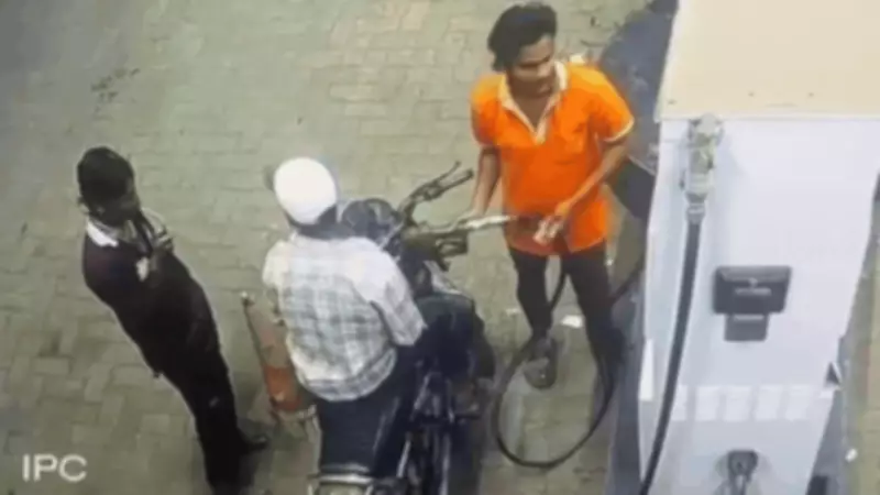Cigarette Ignites Fuel Nozzle at Raipur Petrol Pump, Swift Action Averts Disaster