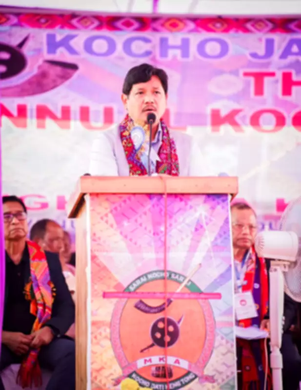 CM Conrad Sangma Praises Community Unity in Garo Hills Development