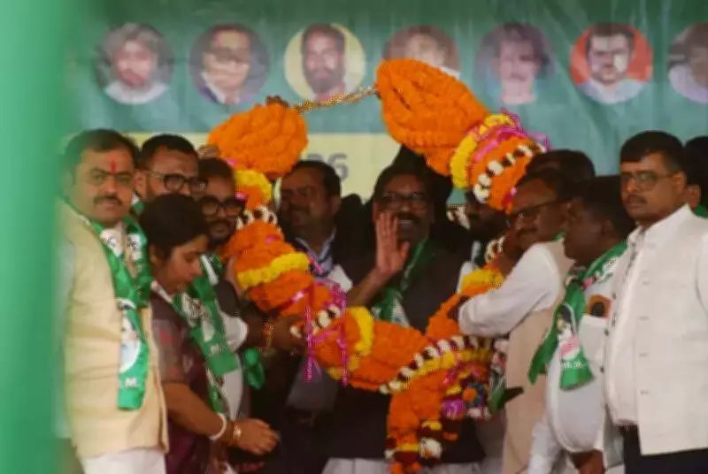 CM Hemant Soren Highlights JMM Govt's Achievements, Criticizes BJP's Legacy in Jharkhand