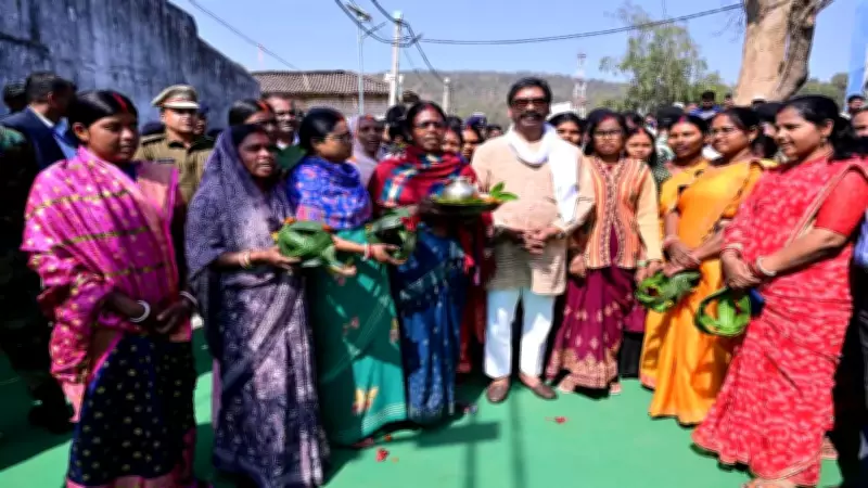 CM Hemant Soren Visits Ancestral Village Nemra for Traditional Pahan Selection