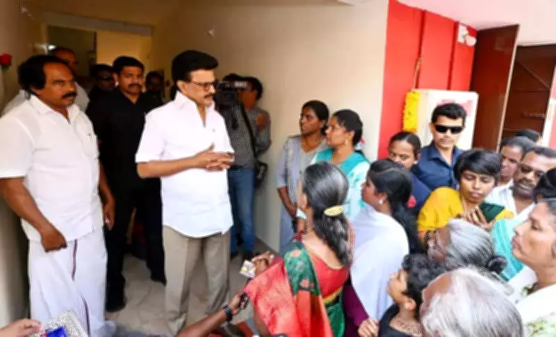 CM Stalin Inaugurates 90 Houses for Sri Lankan Tamil Refugees in Kanyakumari