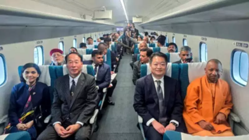 CM Yogi Adityanath Experiences Japan's 500 km/h SCMAGLEV Train, Eyes Transport Cooperation
