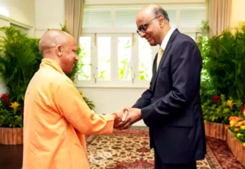 CM Yogi Adityanath Pitches UP's Triple S Model to Singapore Investors, Unveils Singapore City Plan