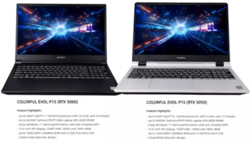 Colorful Evol P15 Gaming Laptops Launched with RTX 50 Graphics and Intel 14th Gen CPUs