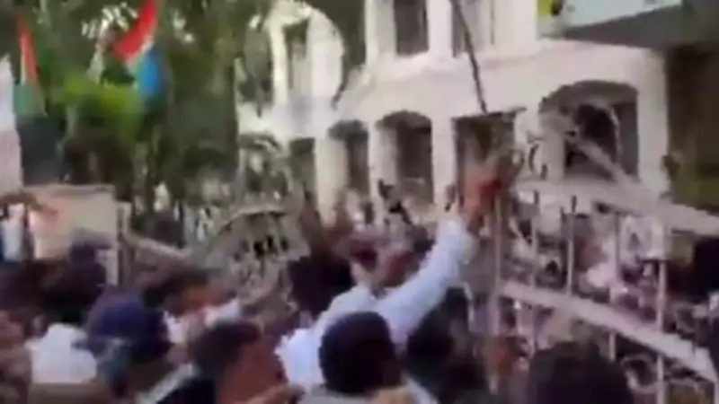 Congress-BJP Clash Erupts at AI Summit Protest in Delhi, Police Intervene