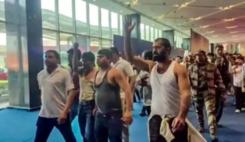 Congress Defends Youth Wing's Shirtless AI Summit Protest as 'Peaceful'