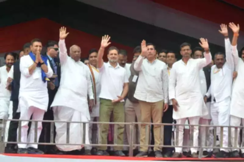 Congress Kisan Maha Chaupal: Farmers Share Stories of Struggle Amid Political Rally