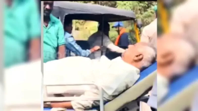 Congress Veteran Kagodu Thimmappa Collapses at Temple in Karnataka's Sagar