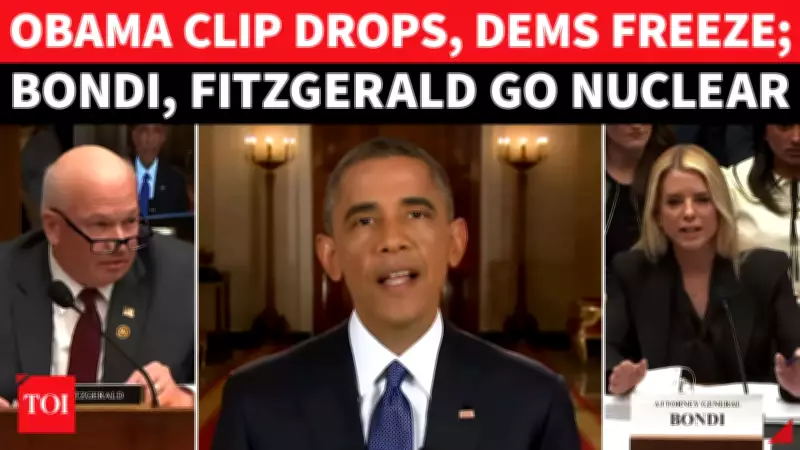 Congressional Hearing Erupts: Fitzgerald Plays Obama Video, Bondi Watches as Dems Freeze