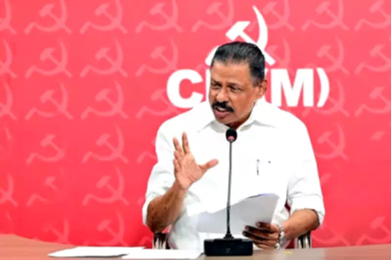 CPM's Govindan Threatens Legal Action Over Expelled Leader's Book, Defends Party Funds