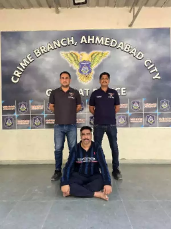 Cryptocurrency Fraud Mastermind Arrested in Ahmedabad After Two-Year Manhunt