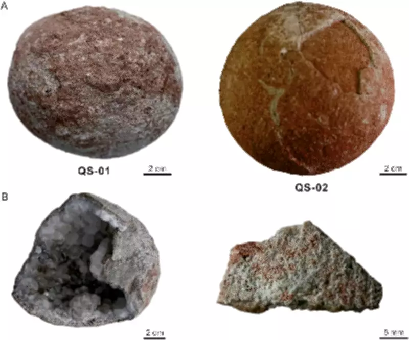 Crystal-Filled Dinosaur Eggs Found in China Reveal New Species Without Embryos