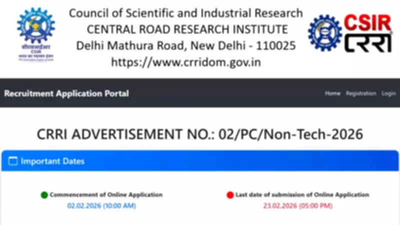 CSIR CRRI Recruitment 2026: 12 Non-Technical Posts Open in New Delhi