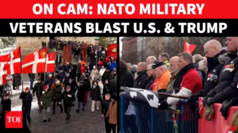 Danish Veterans Protest at US Embassy Over Trump's NATO Remarks