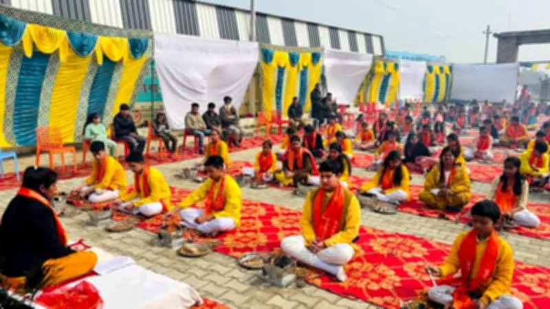 DAV School in Karnal Hosts 100-Kundi Vedic Havan and Anti-Drug Rally