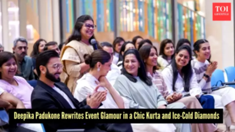 Deepika Padukone's Subtle Style Statement in White Kurta Steals the Show