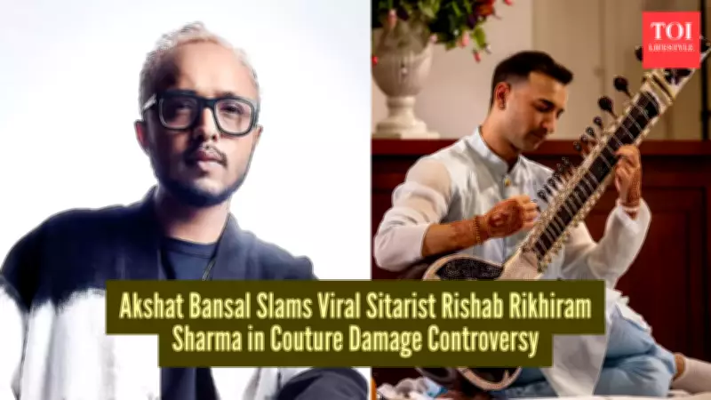 Delhi Designer Akshat Bansal's Couture Lending Regret: Damaged Outfit Sparks Conversation