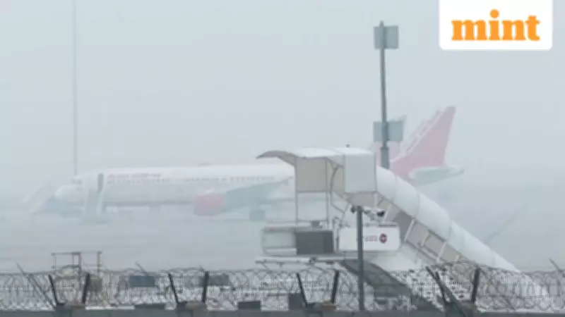 Delhi Fog Chaos: IndiGo, SpiceJet Flights Hit as IMD Red Alert Sounds at IGI Airport