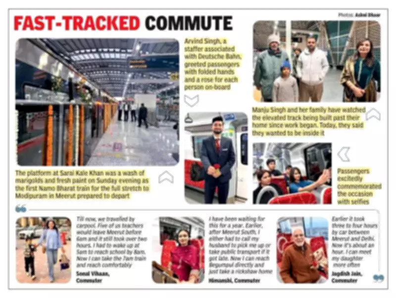 Delhi-Meerut RRTS Corridor Fully Opens: Namo Bharat Train Marks Urban Travel Revolution