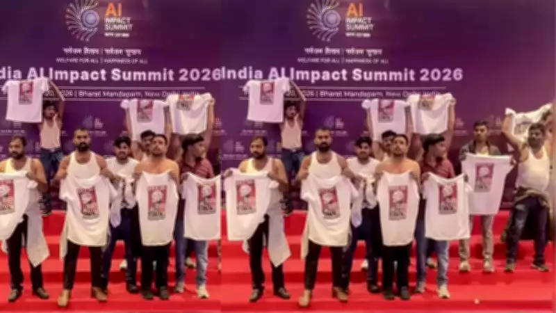 Delhi Police Adds Rioting Charges Against IYC Over Shirtless AI Summit Protest