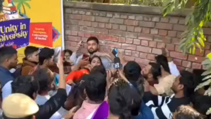 Delhi University Campus Erupts in Violence as Student Groups Clash