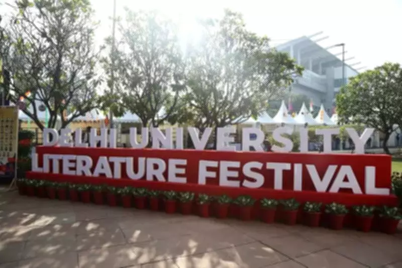Delhi University Literature Festival Inaugurated with 'Nation First' Theme