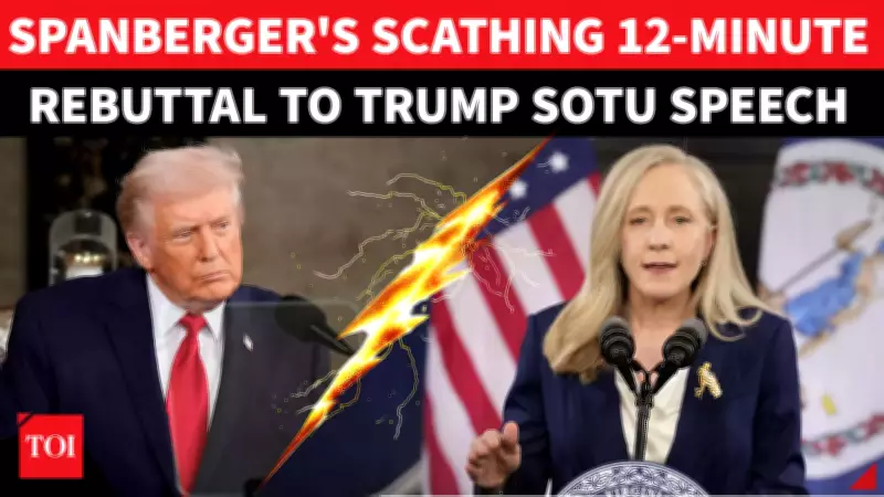 Democrat Spanberger Delivers Fiery Fact-Check of Trump's SOTU Address
