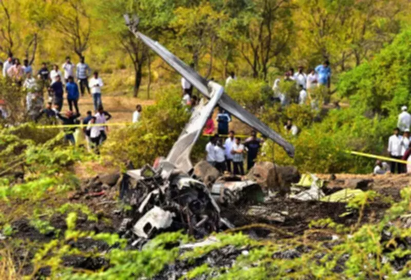 DGCA-AAIB Team Visits Baramati in Learjet Crash Probe, MLA Alleges Sabotage