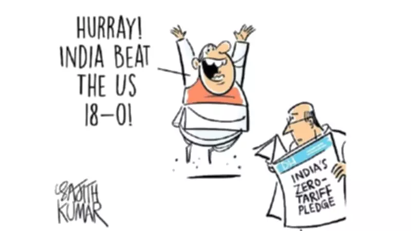 DH Toon: India's 18-0 Victory Over US Sparks Global Debate