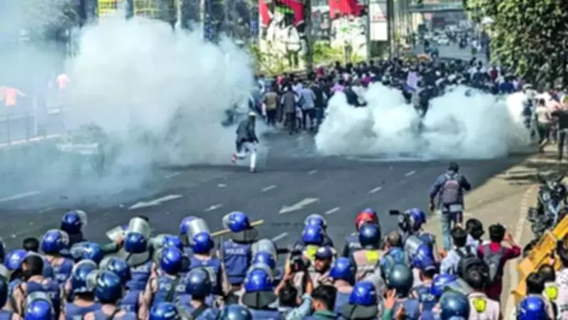 Dhaka Erupts in Violent Anti-Yunus Protests Over Pay and Death Probe