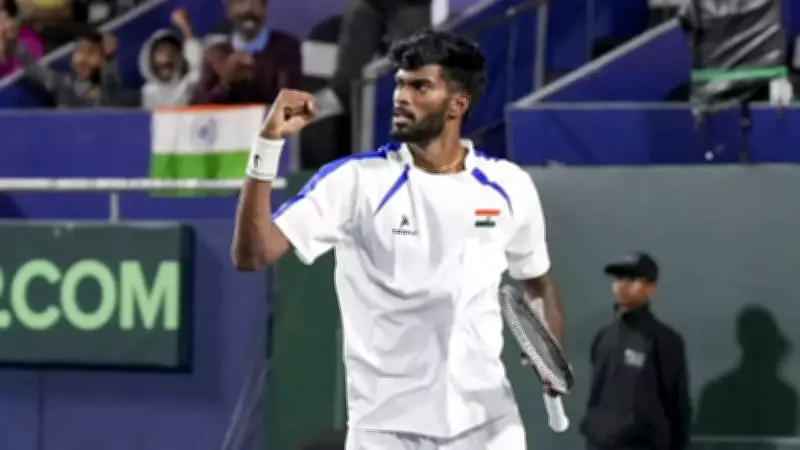 Dhakshineswar Suresh Powers India into Davis Cup Second Round with Stellar Serve