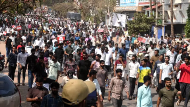 Dharwad Jobs Protest Turns Violent: AKSSA President, Others Booked by Police