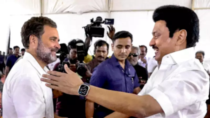 DMK's Stalin Affirms 'Family Ties' with Rahul Gandhi, Rejects Power-Sharing in Tamil Nadu