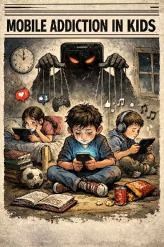 Doctors Warn: Excessive Mobile Use Linked to Rising Squint Cases in Children