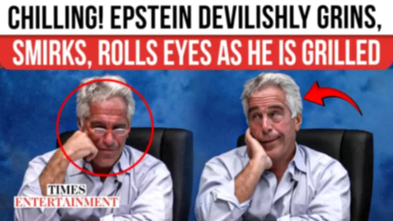 DOJ Releases Video of Jeffrey Epstein Smirking During Sex Crime Questioning