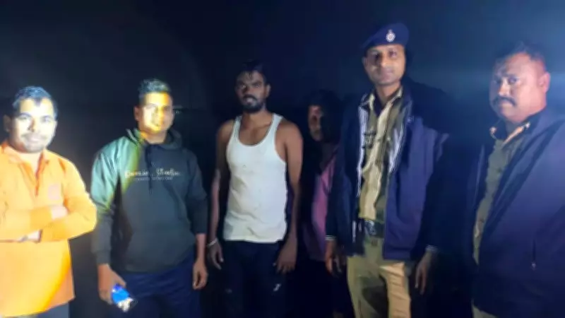 Dramatic Night Rescue: Man Saved from Vaitarna Creek After Train Fall