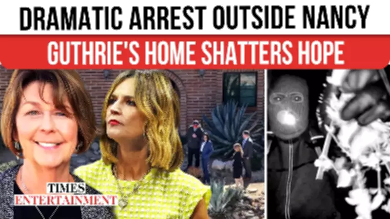 Dramatic Twist in Nancy Guthrie Case: Arrest Outside Home Sparks New Questions