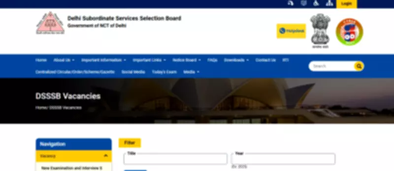 DSSSB Recruitment 2026: Online Applications Open for Legal Assistant, Engineer Posts