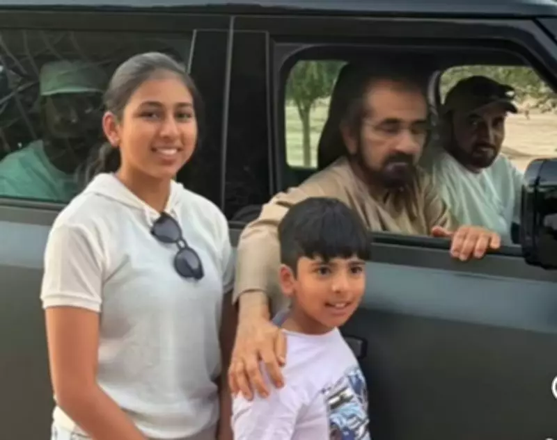 Dubai Ruler's Surprise Visit Creates Unforgettable Moment for Indian Family at Qudra Lake