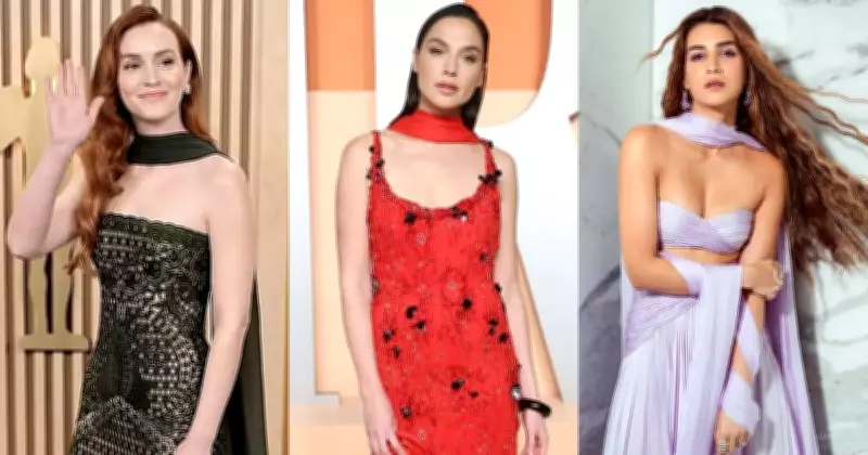 Dupatta Trend 2026: Gal Gadot to Kriti Sanon Lead Global Fashion Movement