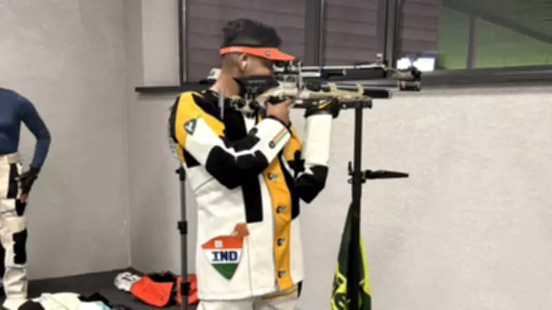 Early World Titles Bring Unique Pressure for Indian Shooters Samrat Rana and Rudrankksh Patil