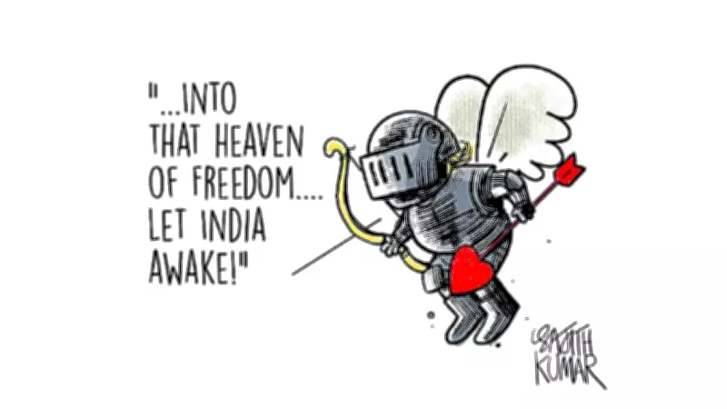 Editorial Cartoon: 'Let India Awake' - A Satirical Take on Current Affairs