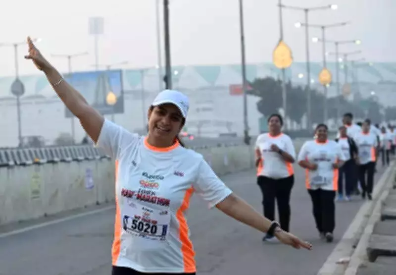 Eldeco Times Half Marathon Energizes Lucknow with Massive Fitness Turnout