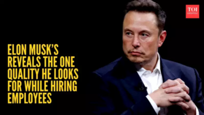 Elon Musk's Hiring Secret: Ignore Resumes, Focus on 20-Minute Spark