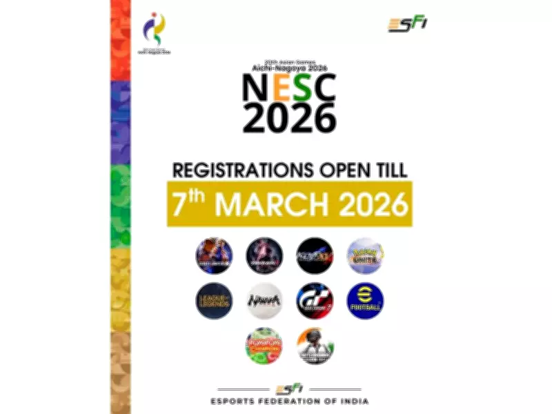 ESFI Opens NESC 2026 Registrations to Select India's Esports Squad for Asian Games