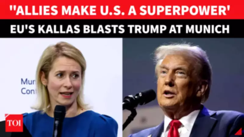 EU's Kallas Counters Trump Envoy: 'Russia Fights Alone, America Doesn't'