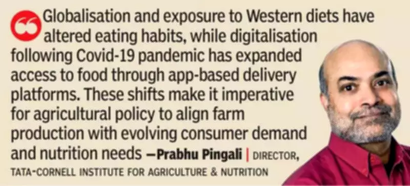 Expert Urges Farm Policy Shift for Nutritional Security in India