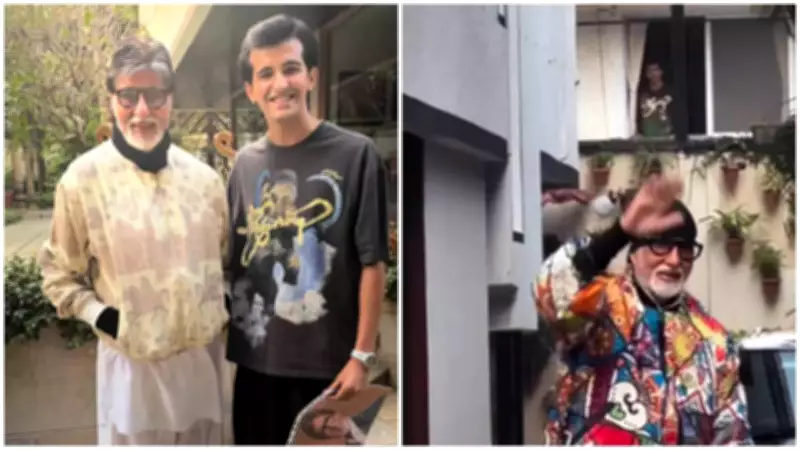 Fan's Dream Comes True: Neighbor Nirmit Jesrani Meets Amitabh Bachchan