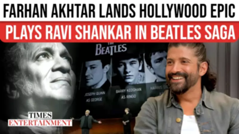 Farhan Akhtar Cast as Ravi Shankar in Sam Mendes' Beatles Film Series